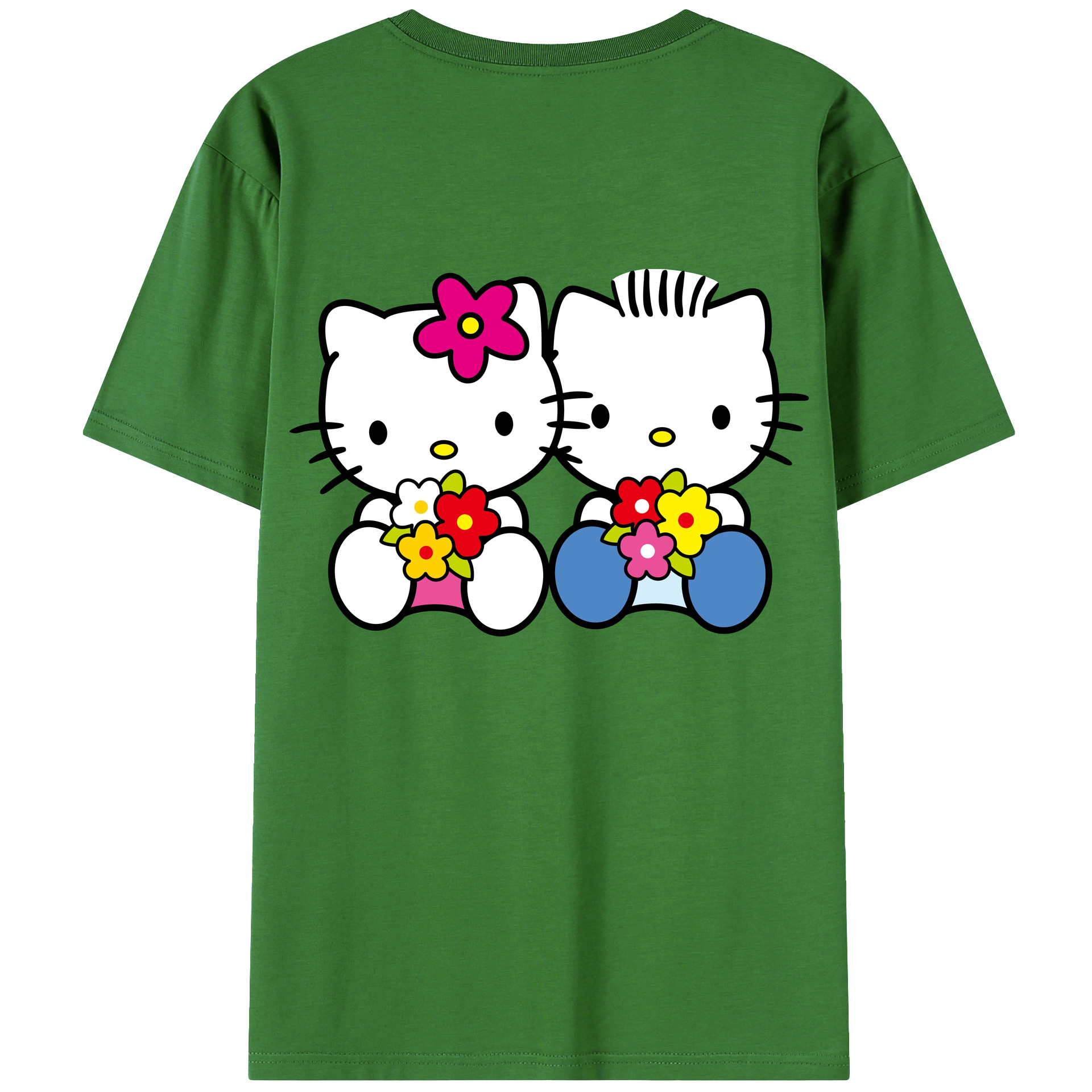 （画像用） Hello Kitty ハローキティ レディース半袖Tシャツ(バックプリント)